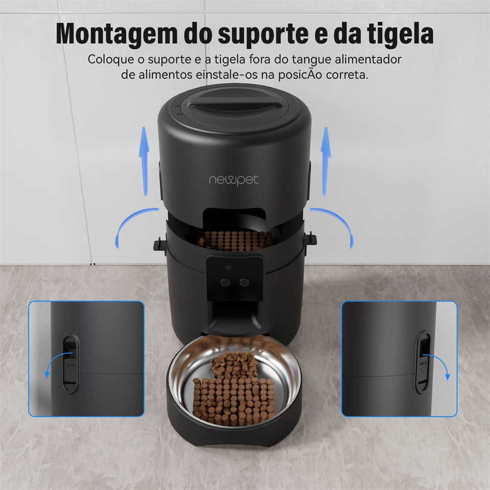 ALIMENTADOR AUTOMÁTICO INTELIGENTE COM GRAVADOR DE VOZ