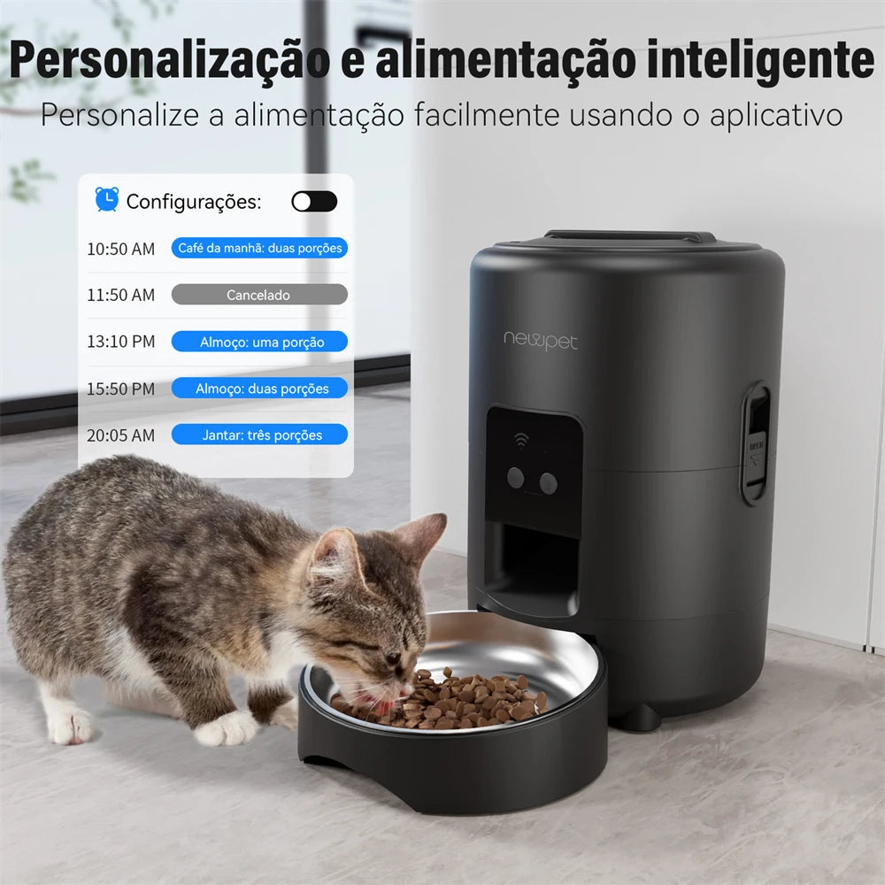 ALIMENTADOR AUTOMÁTICO INTELIGENTE COM GRAVADOR DE VOZ